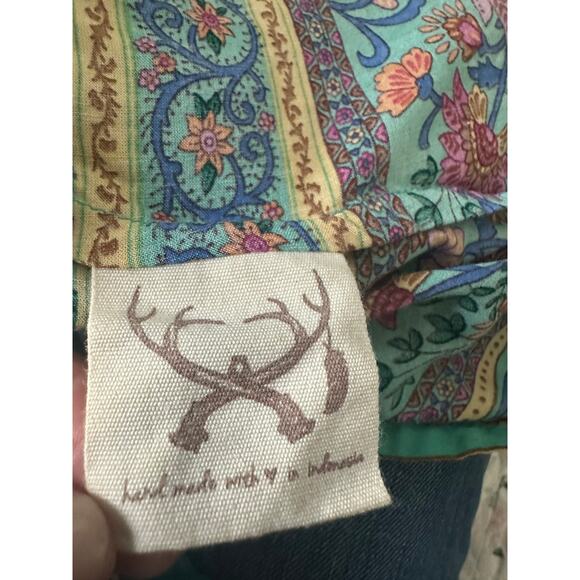 NWT SPELL DESIGNS FOLKTOWN TURQUOISE BLOUSE XS - Picture 7 of 9